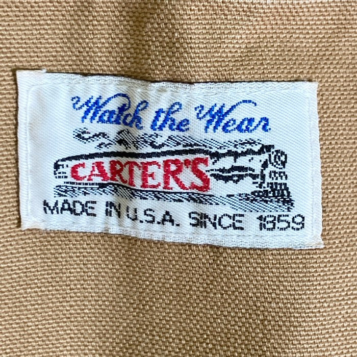 CARTER'S カーターズ USA製 ブランケット付き ダック地 カバーオール ベージュ size42 瑞穂店