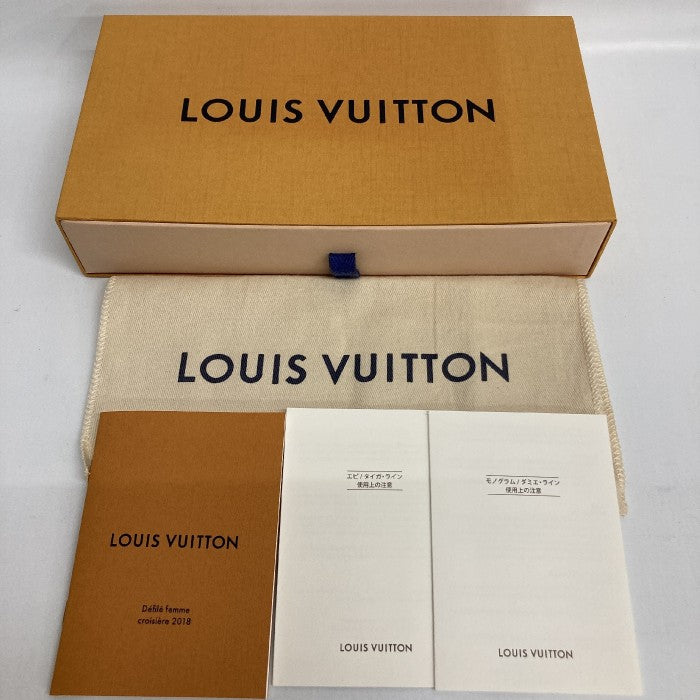 LOUIS VUITTON ルイヴィトン タイガラマ ジッピーウォレット ヴェルティカル M30467 長財布 ラウンドファスナー ブルー瑞穂店