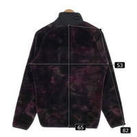 Needles Sportswear ニードルズ スポーツウェア Uneven Dye Fleece Piping Jacket アンイーブンダイ  フリース パイピング ジャケット ブラック パープル Size S 福生店