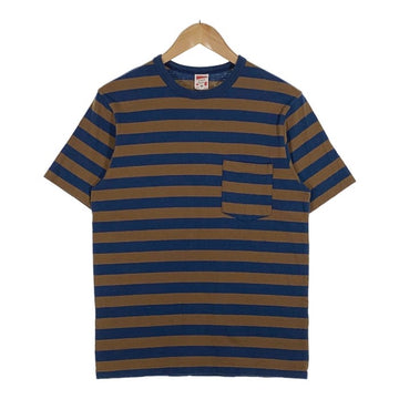 FREEWHEELERS フリーホイーラーズ POWER WEAR ボーダー ポケット Tシャツ Size M 福生店