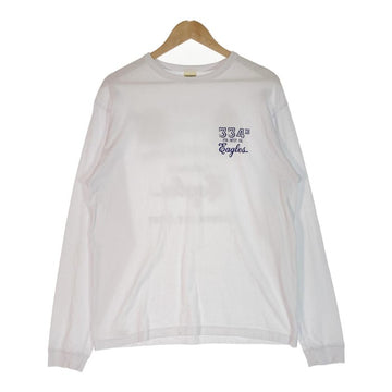 BUZZ RICKSON’S バズリクソンズ 334th FTR INTCPSQ EAGLES" MADE IN USA BR68632 L/S Tee ホワイト sizeXL 瑞穂店