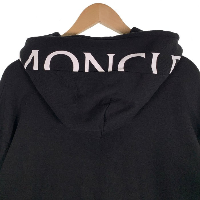 MONCLER モンクレール HOODIE ハーフジップ プルオーバーパーカー ブラック Size L 福生店