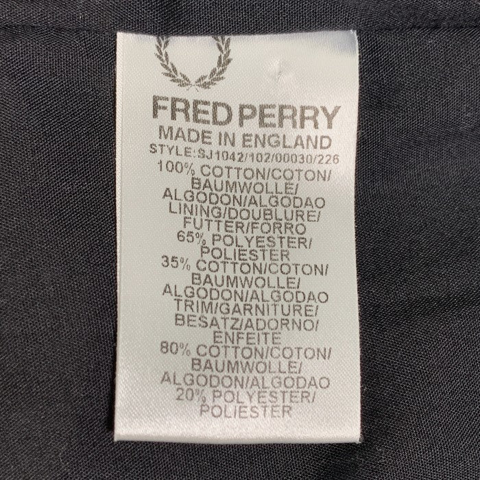 FRED PERRY フレッドペリー THE DEAD 60S ハリントンジャケット スウィングトップ 500着限定 Size 40 福生店