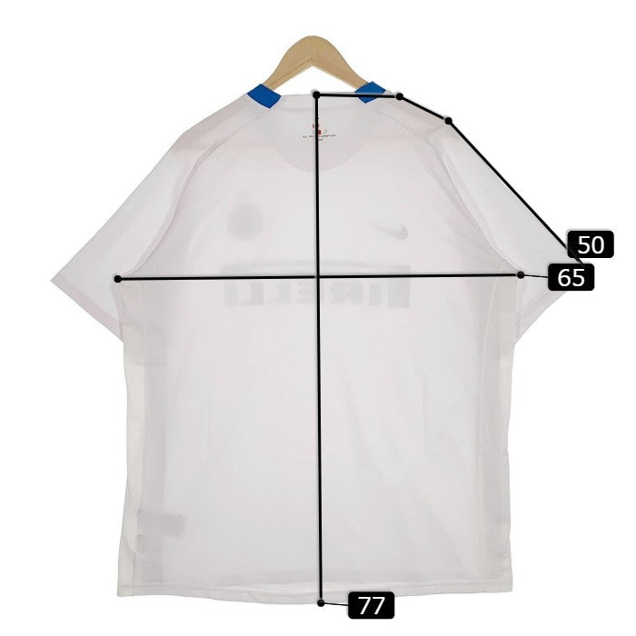 NIKE ナイキ INTER インテル ゲームシャツ PIRELLI アウェイユニフォーム ホワイト Size XL 福生店