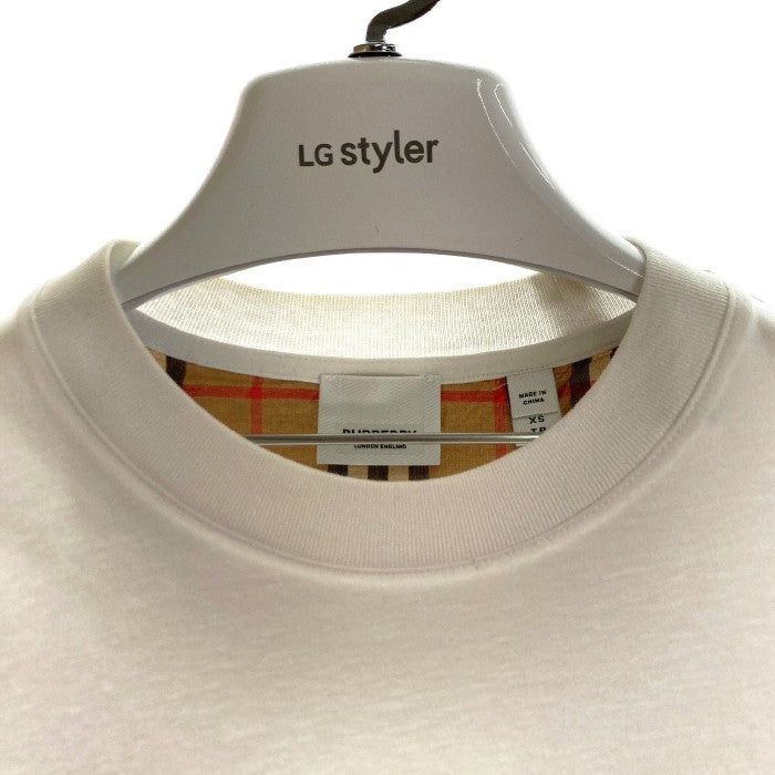 BURBERRY バーバリー ヴィンテージチェック 袖切り替え Tシャツ ホワイト sizeXS 瑞穂店
