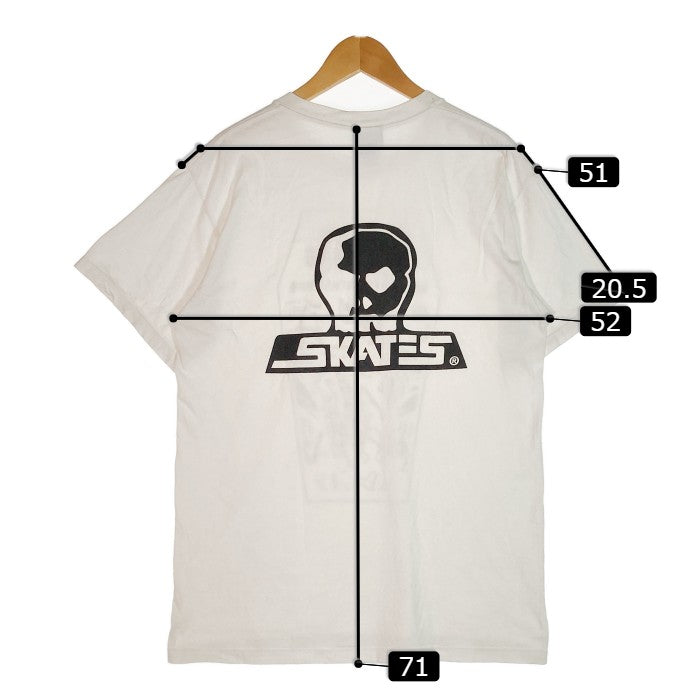 skull skate スカルスケーツ Tシャツ カナダ製 ホワイト sizeM 瑞穂店