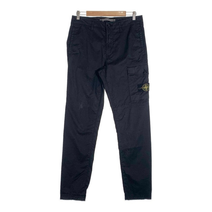 STONE ISLAND ストーンアイランド Cargo Pants カーゴパンツ テーパード ブラック 751531410 Size 31 福生店