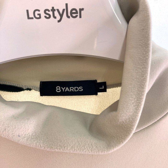 8YARDS ハチヤーズ Lounge HighNeck ラウンジハイネック ロングスリーブ 8YDS-22051 オフホワイト Size L 瑞穂店
