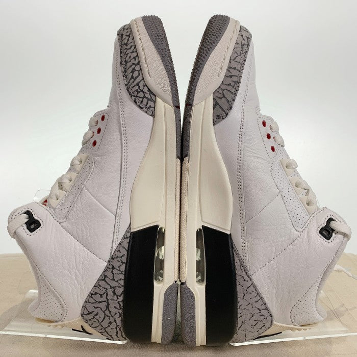 AIR JORDAN 3 RETRO エアジョーダン3レトロ WHITE CEMENT DN3707-100 Size 27.5cm 福生店
