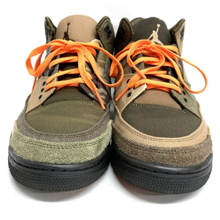 NIKE ナイキ AIR JORDAN 3 RETRO SE エアジョーダン 3 レトロ パッチワーク DO1830-200 カーキ Size 28.5cm 瑞穂店