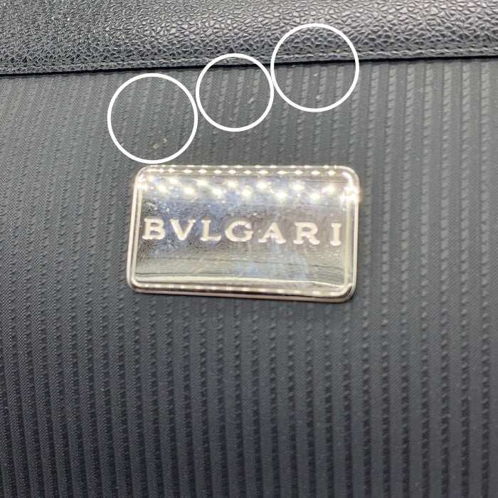 BVLGARI ブルガリ PVC レザークラッチバッグ セカンドバッグ ブラック 福生店