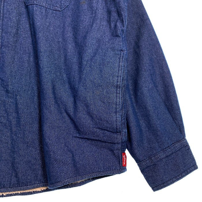 Wrangler ラングラー デニムボアシャツジャケット インディゴ Size XL ...