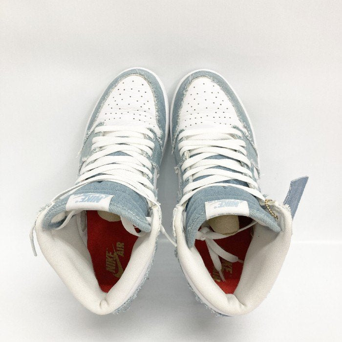 NIKE ナイキ DM9036-104 WMNS AIR JORDAN 1 HIGH OG  DENIM ウィメンズ エアージョーダン1ハイOGデニム ホワイト/ブルー size27cm 瑞穂店