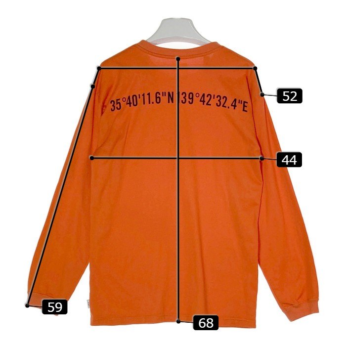 WTAPS ダブルタップス 192ATDT-LT02S ロングTシャツ オレンジ sizeM 瑞穂店