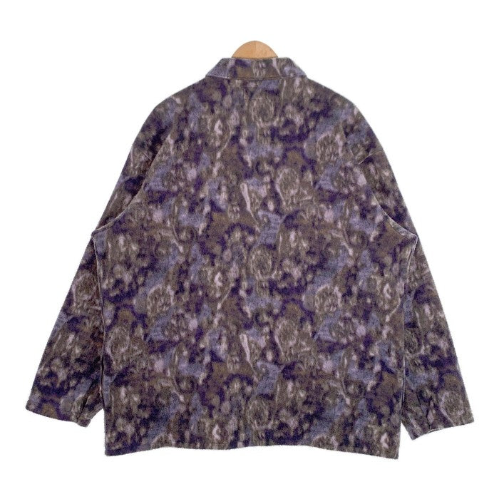 SUPREME シュプリーム 21AW Paisley Fleece Shirt ペイズリーフリースシャツ パープル Size XL 福生店