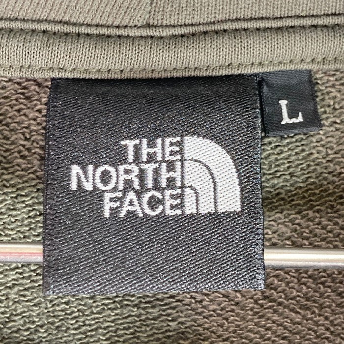 THE NORTH FACE ノースフェイス NT12333 Square Logo Hoodie スクエアロゴフーディ カーキ sizeL 瑞穂店