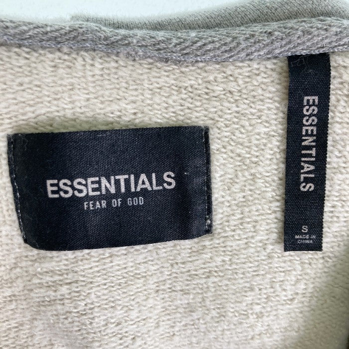 ESSENTIALS エッセンシャルズ リフレクティブロゴパーカー グレー sizeS 瑞穂店