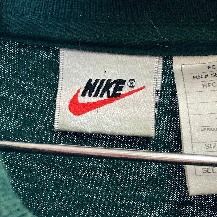 NIKE ナイキ 90's 銀タグ ロゴ刺繍 ポロシャツ フォレストグリーン sizeM 瑞穂店