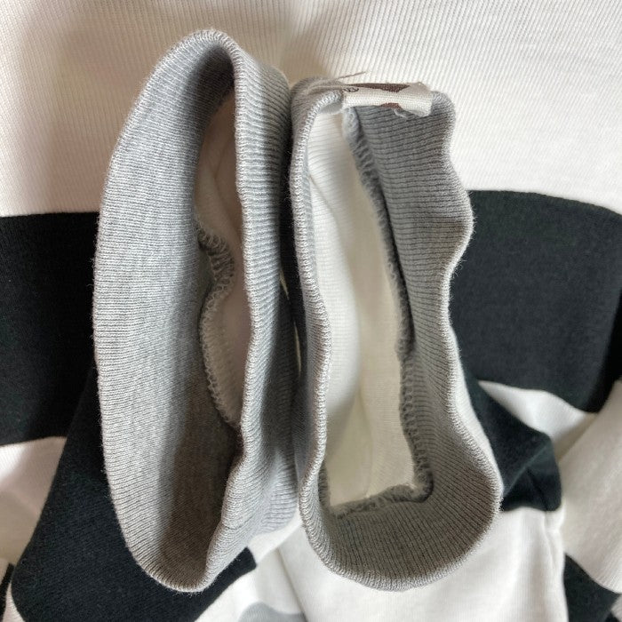 A BATHING APE アベイジングエイプ スウィッチングボーダー スウェットロングティー グレー sizeS 瑞穂店