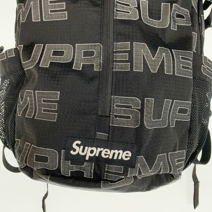 SUPREME シュプリーム 21AW Back Pack バックパック リップストップ リュック ブラック 福生店