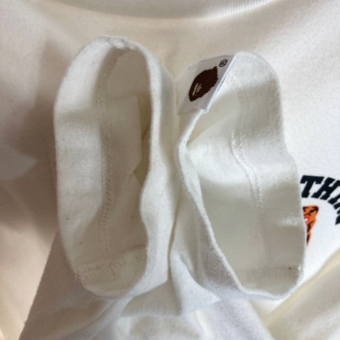 A BATHING APE アベイシングエイプ タイガー 虎 ロンT ホワイト sizeM 瑞穂店