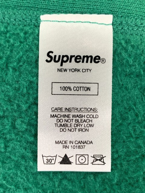 SUPREME シュプリーム 21SS KAWS Chalk Logo Hooded Sweatshirt カウズ チョークロゴ スウェットパーカー Light Pine グリーン Size XL 福生店