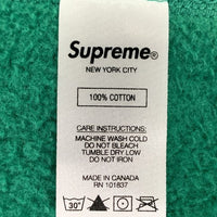 SUPREME シュプリーム 21SS KAWS Chalk Logo Hooded Sweatshirt カウズ チョークロゴ スウェットパーカー Light Pine グリーン Size XL 福生店