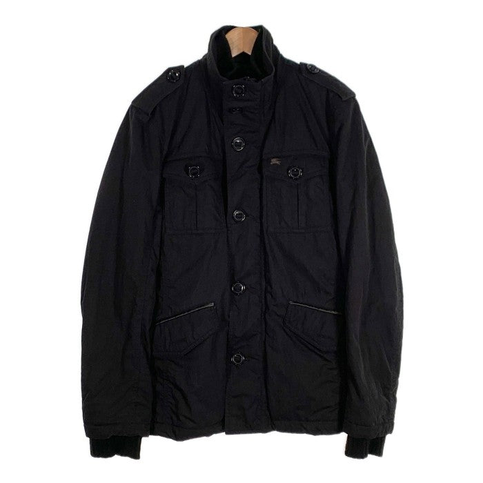 BURBERRY BLUE LABEL バーバリーブルーレーベル M-65型 フィールドジャケット 中綿 ブラック FCK58-842-09 Size L 福生店