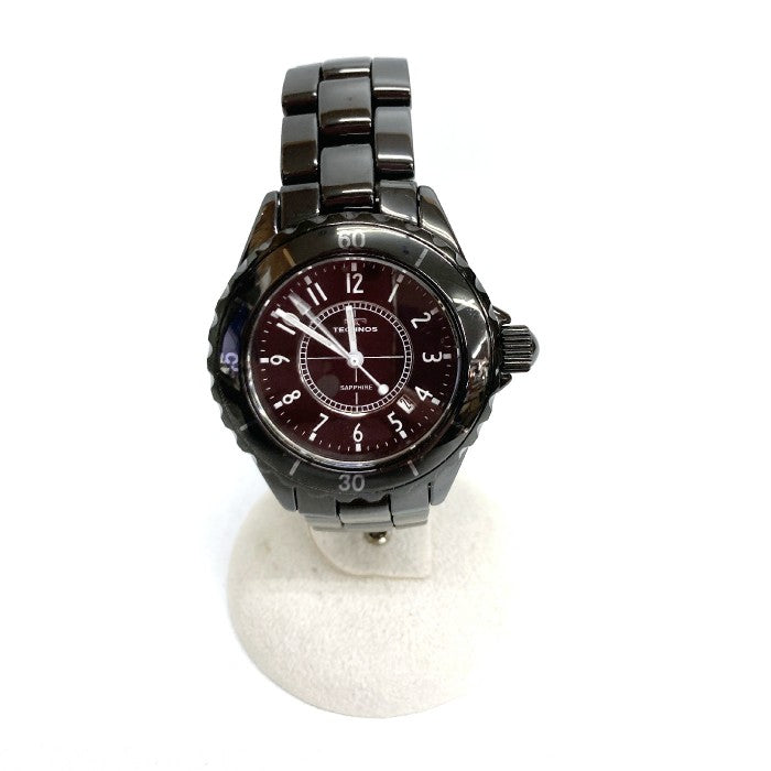 TECHNOS テクノス 腕時計 クォーツ T9121 ブラック 瑞穂店