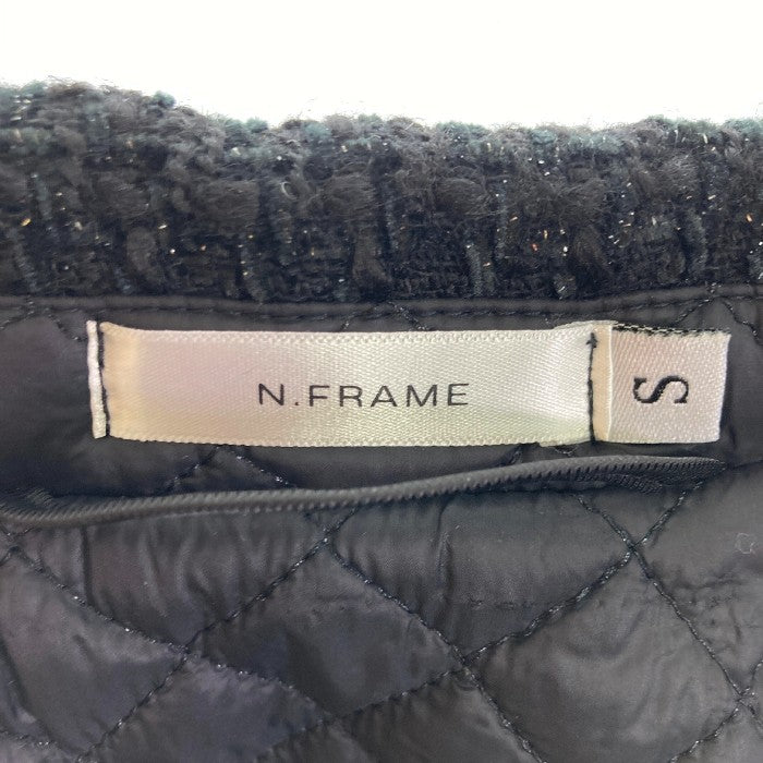 N.FRAME エヌフレーム ウエストマークキルティングコート ブラック sizeS 瑞穂店