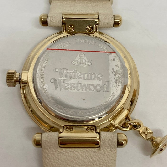 Vivienne Westwood ヴィヴィアンウエストウッド 腕時計  YGカラーSS アイボリーレザー VV006WHWH 瑞穂店