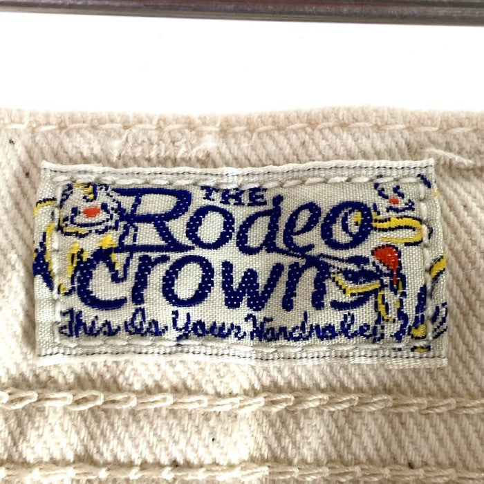 RODEOCROWNS ロデオクラウンズ カラーリボンデニム ホワイト sizeXS 瑞穂店