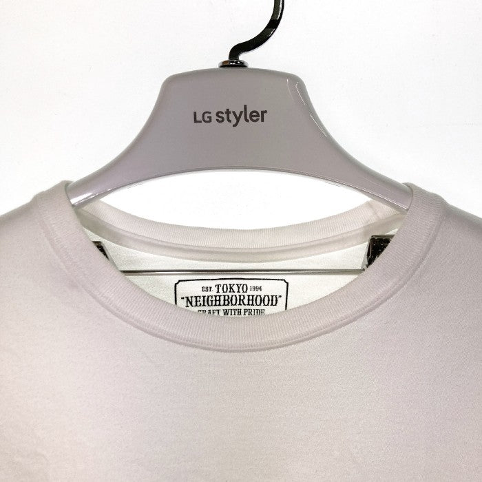 NEIGHBORHOOD ネイバーフッド 19CG2 長袖Tシャツ ホワイト sizeM