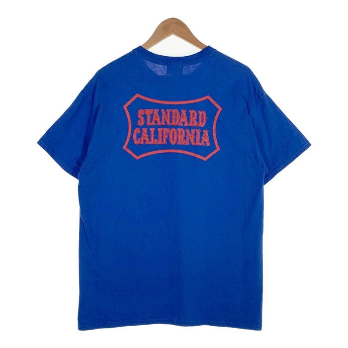 VANS バンズ 23SS STANDARD CALIFORNIA スタンダードカリフォルニア プリント Tシャツ ブルー 122C1010228 Size L 福生店
