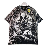 HUF ハフ × MARVEL マーベル コラボ WOLVERINE RAIN 半袖 Tシャツ hufworldwide ウルヴァリン アメコミ 全面プリント ブラック sizeXL 瑞穂店