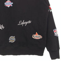 LAFAYETTE LFYT ラファイエット プルオーバー スウェットパーカー ブラック ワッペン Size XL 福生店