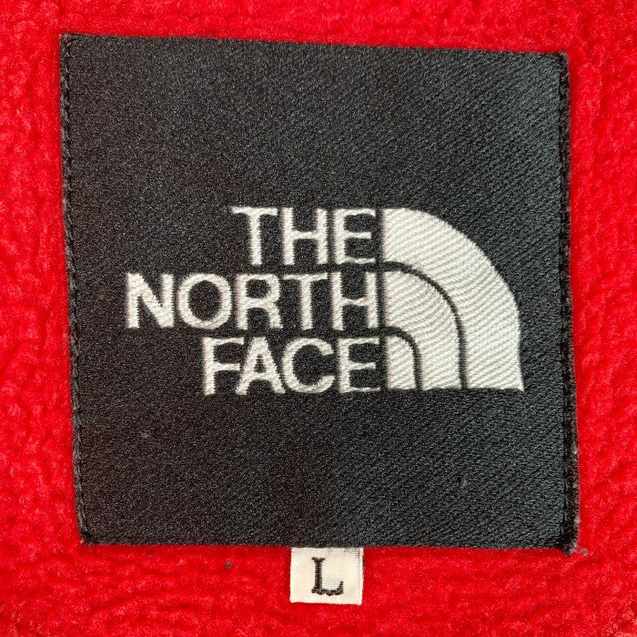 THE NORTH FACE ノースフェイス フリースジャケット 赤グレー sizeL 瑞穂店