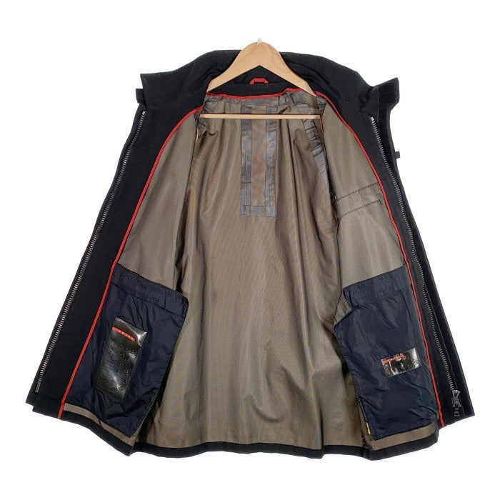 PRADA SPORT プラダスポーツ GORE-TEX JACKET ゴアテックス ジャケット スタンドカラー ブラック SGV338 Size 50 福生店