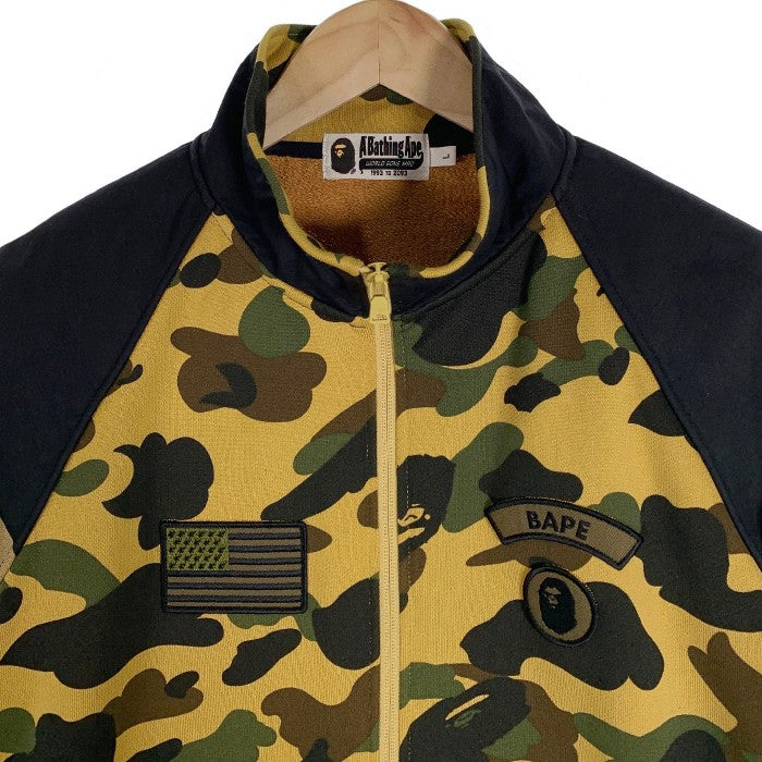 A BATHING APE アベイシングエイプ カモパッチ ジップアップジャケット 001SWF301007X Size L 福生店