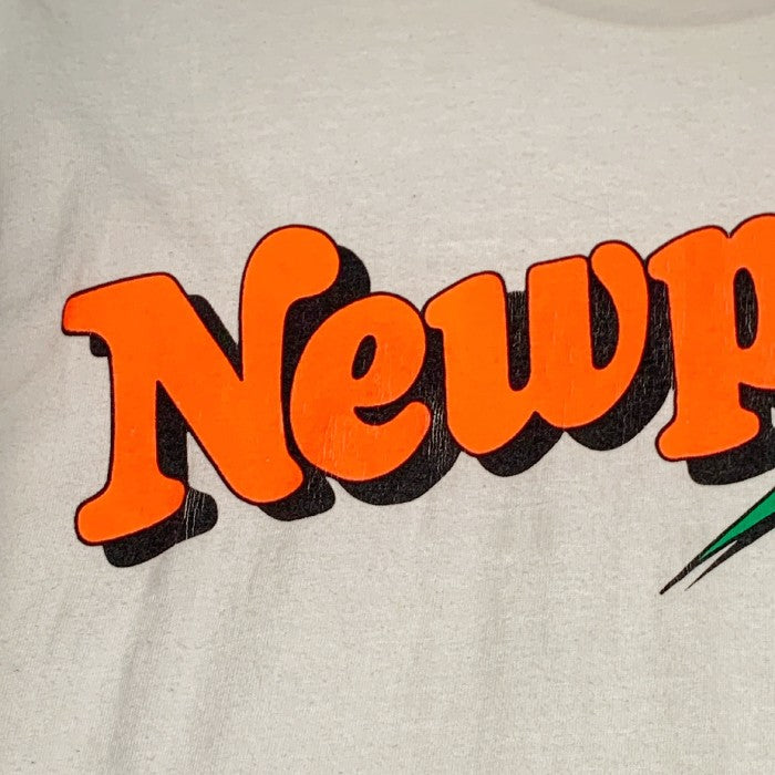 US古着 90's Newport Print Tee ニューポート プリントTシャツ ホワイト SCREEN STARS Size L 福生店