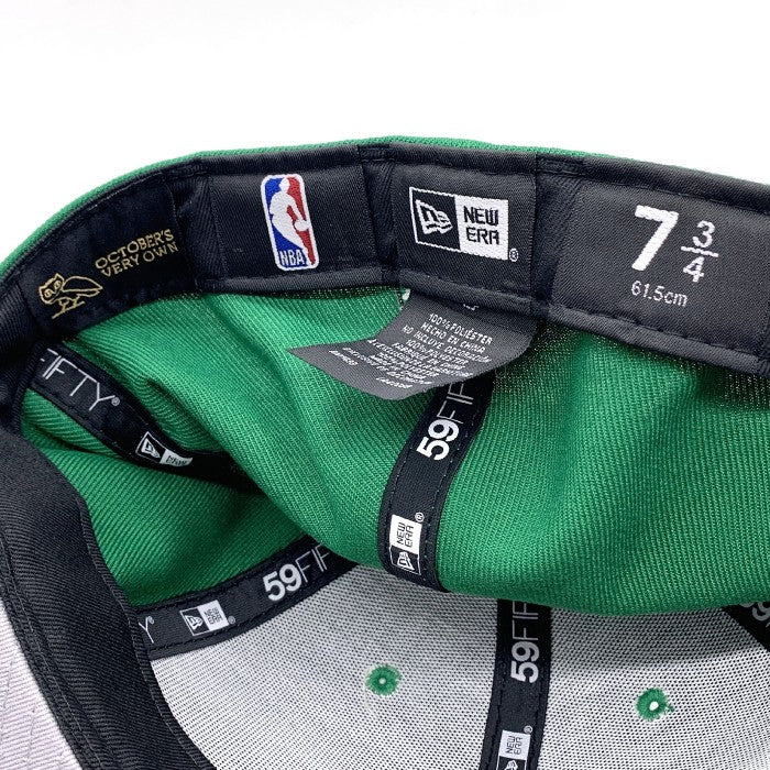 New Era ニューエラ OVO オーブイオー NBA Boston Celtics ボストンセルティックス 59FIFTY キャップ グリーン Size 7 3/4(61.5cm) 福生店