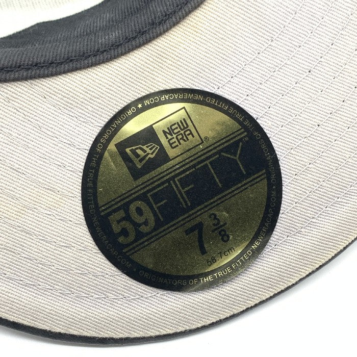 SUPREME シュプリーム 15AW New Era ニューエラ 59FIFTY Leather Box Logo Cap レザー ボックスロゴ  キャップ ブラック Size 7 3/8(58.7cm) 福生店