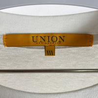 UNION LOS ANGELES ユニオン ロサンゼルス ロゴプリント半袖Tシャツ ホワイト size3 瑞穂店