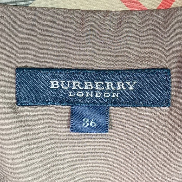 BURBERRY LONDON バーバリーロンドン プリーツスカート ブラウン size36 瑞穂店