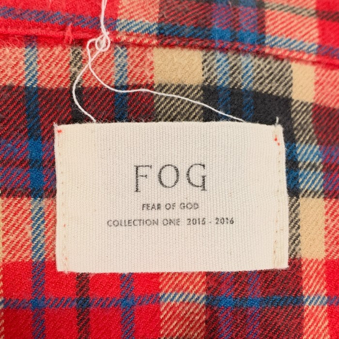 FOG FEAR OF GOD フォグ フィアオブゴッド Collection One Flannel Shirt フランネルシャツ レッド Size S 福生店