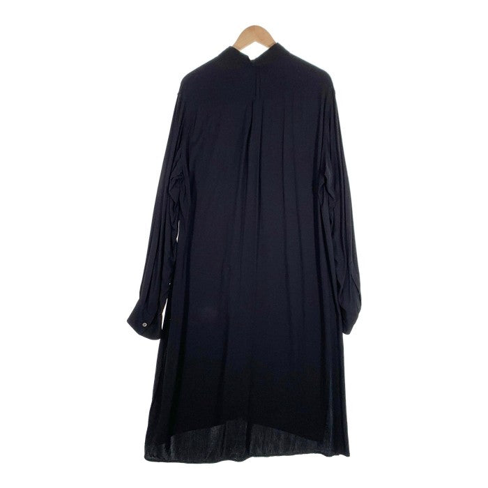 S'YTE サイト Rayon Longshirts レーヨン ロングシャツ ブラック ヨウジヤマモトUV-B59-216 Size 3 福生店