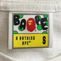A BATHING APE アベイシングエイプ ビッグエイプヘッド プリントTシャツ ホワイト Size S 福生店