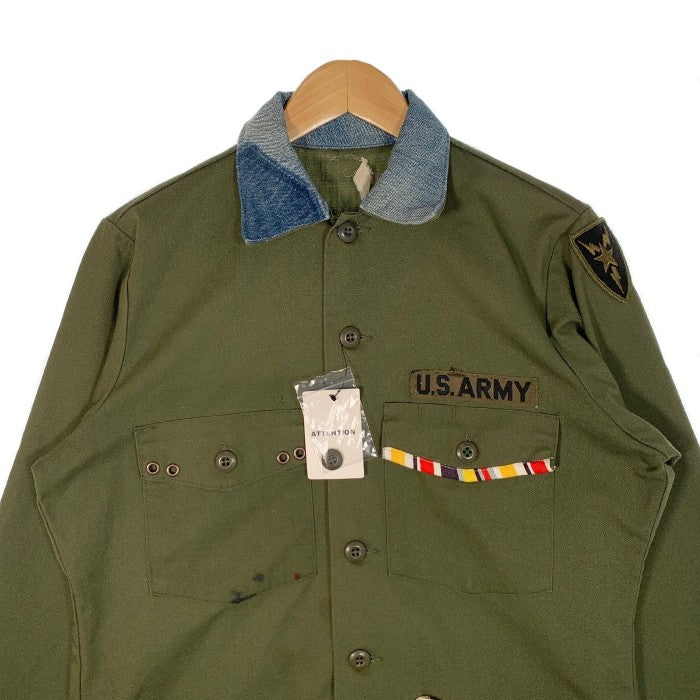 上野商会 リメイク U.S.ARMY ミリタリーシャツ オリーブ Size 15 1/2 福生店