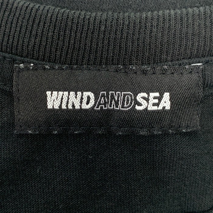 WIND AND SEA ウィンダンシー THRASHER スラッシャー プリントTシャツ ブラック Size L 福生店