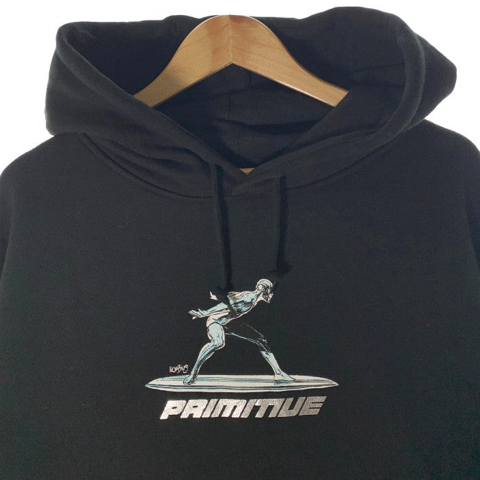 PRIMITIVE プリミティブ MARVEL マーベル SILVER SURFER プリント スウェットパーカー ブラック Size 2XL 福生店